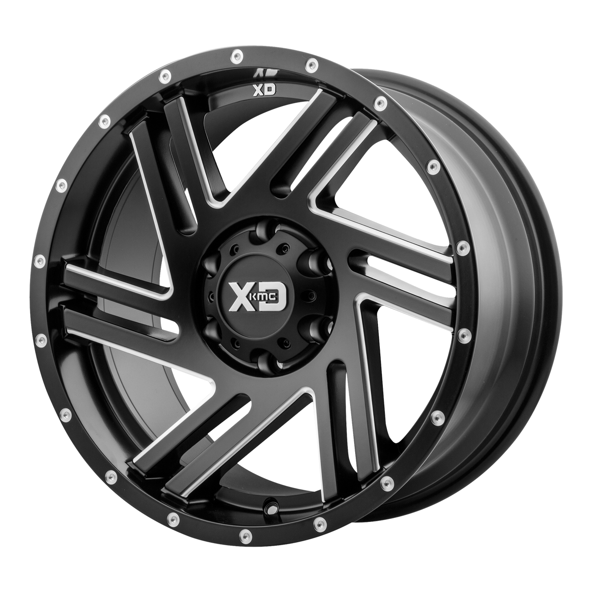 XD Wheels XD835 Swipe Satin Black Milled Speed Intro