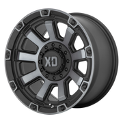 XD Wheels XD852 Gauntlet Satin Black With Gray Tint