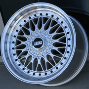 Mercedes Benz Wheels 1351 18x8.0/18x9.0 5x112 Silver Machined Lip  fit C E CL CLK SLK S Class 300 350 450 550