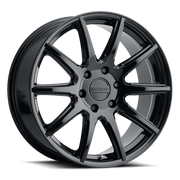 Raceline Wheels 159B-Spike Gloss Black