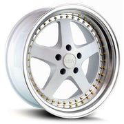 ESR Wheels SR04 White Machine Lip
