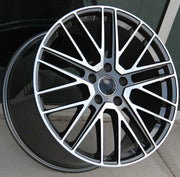 Porsche Wheels 251 21x9.5/21x11.5 5x130 Gunmetal Machined Face fit Panamera GTS Turbo Flow Forged