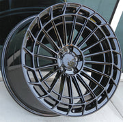 Mercedes Benz Wheels 451 19x8.0/19x9.0 5x112 Gloss Black fit C E CL CLK SLK S Class 300 350 450 550
