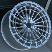 Mercedes Benz Wheels 451 20x8.5/20x9.5 5x112 Silver Machined fit E CL CLK SLK S SL Class 300 350 450 550