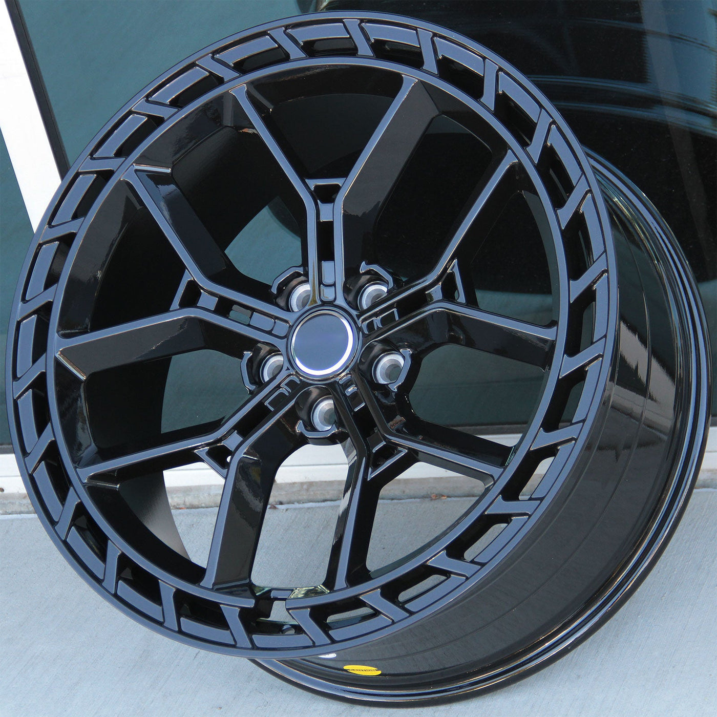 Wide Range Rover Rims Land Rover Wheels 837 22x10 5x120 Gloss Black fit Range Rover Sport SV ...