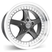ESR Wheels SR04 Gunmetal Machine Lip