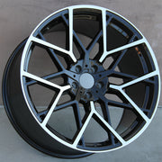 971 22x10 & 22x11 5x120 ET35 Black Machined fit BMW X5 X6 X5M X6M