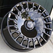 Mercedes Benz Wheels 9995 20x8.5/20x9.5 5x112 Gloss Black fit E CL CLK SLK S SL Class 300 350 450 550