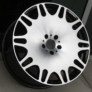 Mercedes Benz Wheels B1349 22x10 5x130 Black Machined fit G Wagon G350 G400 G450 G500 G550 Brabus