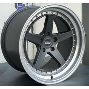 ESR Wheels CS5 Matte Graphite Machine Lip