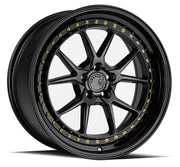 Aodhan Wheels DS08 Gloss Black Gold Rivets