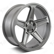 Chrysler Wheels F151 20x9.5/20x10.5 5x115 Matte Gunmetal fit 300 300C Demon Style