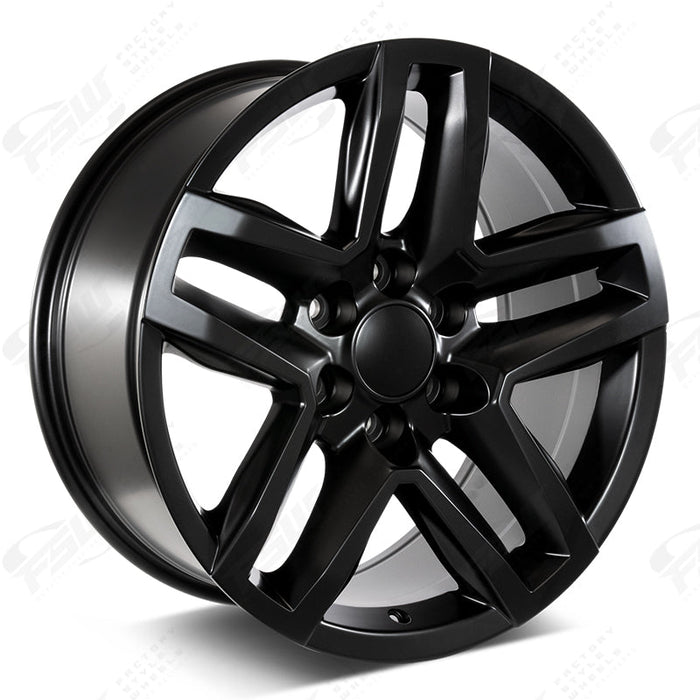Chevy Wheels F217 22x9 6x139.7 Matte Black fit Silverado Tahoe Suburban