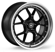 MFLow Racing Wheels MFL1 Matt Black Machined Lip