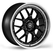 MFLow Racing Wheels MFL2 Matt Black Machined Lip