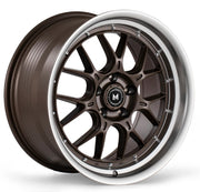 MFLow Racing Wheels MFL2 Matt Bronze Machined Lip