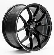 MFLow Racing Wheels MFR4 Matte Black Machined Tip