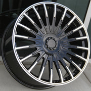 Mercedes Benz Wheels MH115 24x10 5x130 Gloss Black fit G Wagon G550 G63 AMG Brabus 2018-UP