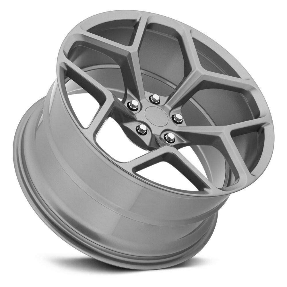 Chevy Wheels M228 22x9.5/22x10.5 5x120 Gunmetal fit Camaro ZL1 Edition ...
