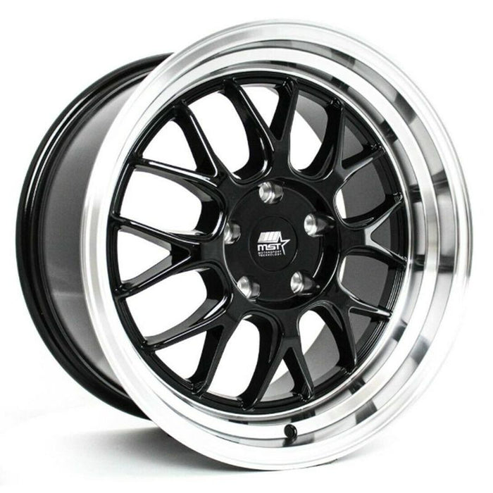 MST Wheels MT43 Black Machined