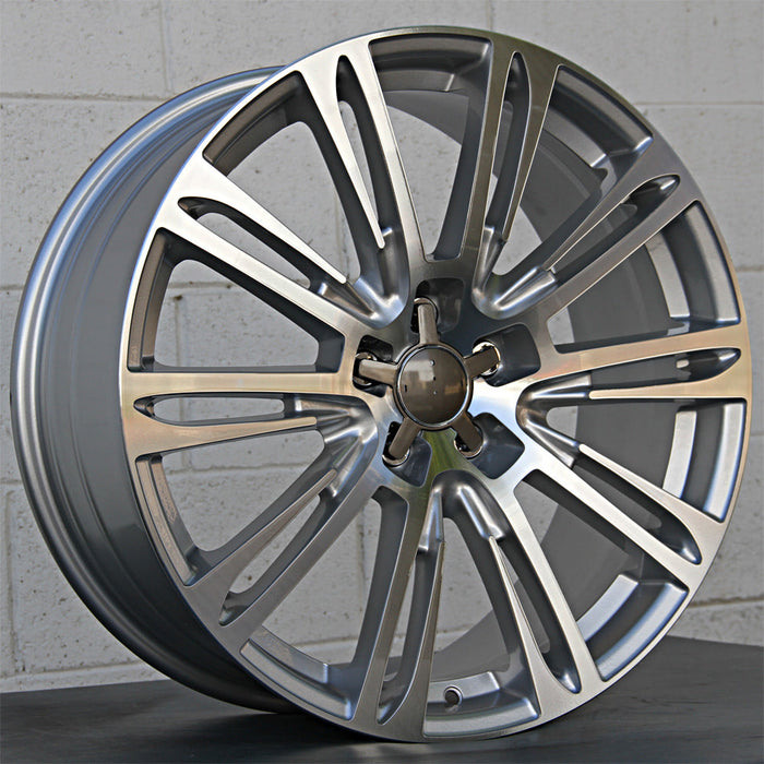Audi Wheels 1149 20x8.5 5x112 Silver Machined fit A4 S4 A5 S5 A6 S6 A7 A8 Q3 Q5 TT