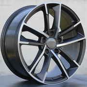 Audi Wheels 1329 18x8 5x112 Gunmetal Machined fit A3 S3 A4 S4 A6