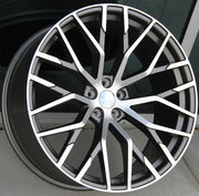 Audi Wheels 1349 22x9.5 5x112 Gunmetal Machined fit A7 A8 Q3 Q5 SQ5 Q7 Q8