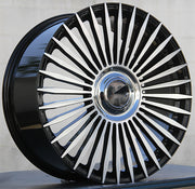 Land Rover Wheels 1363 22x9.5 5x120 Gloss Black Machined fit Range Rover Sport SVR HSE Autobiography 2023-Up