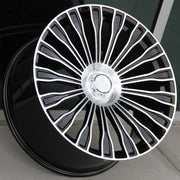 Mercedes Benz Wheels 9994 20x8.5/20x9.5 5x112 Black Machined fit E CL CLK SLK S SL Class 300 350 450 550