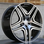 Mercedes Benz Wheels 5346 22x9.0 5x130 Gunmetal Machined fit G Wagon G350 G400 G450 G500 G550