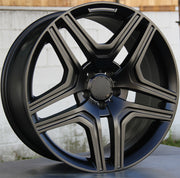 Mercedes Benz Wheels 5346 22x10 5x130 Matte Black fit G Wagon G350 G400 G450 G500 G550