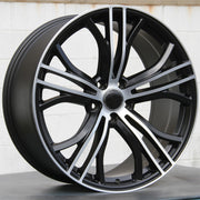 Audi Wheels 5411 20x9 5x112 Black Machined fit A4 S4 A6 S6 Q3 Q5 TT