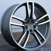 Porsche Wheels 5628 21x9.5 5x130 Gunmetal Machined fit Cayenne S GTS Turbo