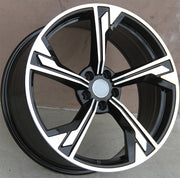 Audi Wheels 9160 20x9 5x112 Black Machined fit A4 S4 A5 S5 A6 S6 A7 A8 Q3 Q5 TT