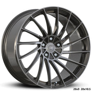 Road Force Wheels RFF3 Gunmetal Machined Face Ddt