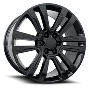 Chevy Wheels RP10 20x9 6x139.7 Gloss Black fit Silverado Tahoe Suburban