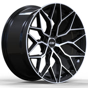 Mercedes Benz Wheels Si01 20x9.0/20x10 5x112 Black Machined fit E CL CLK SLK S SL Class 300 350 450 550
