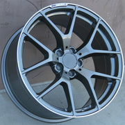 Mercedes Benz Wheels 1328 19x8.5/19x9.5 5x112 Gunmetal Machined fit A Class B Class C Class 180 200 220 300 400