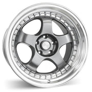 ESR Wheels SR06 Gunmetal Machine Lip