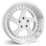 ESR Wheels SR02 White Machine Lip