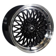 MST Wheels MT16 Black Machined Lip