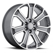 GMC Wheels RP06 22x9 6x139.7 Gunmetal Machined fit Sierra 1500 Yukon