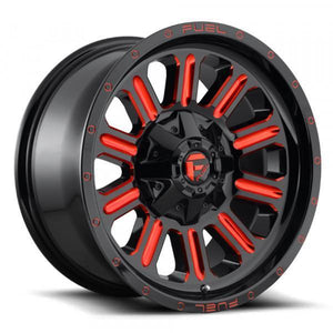 Fuel Off Road Wheels HARDLINE Gloss Milled Red