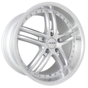 XIX Wheels X15 Silver Machined Polished Lip