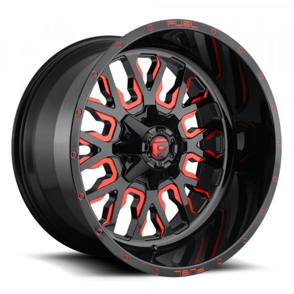 Fuel Off Road Wheels STROKE Gloss Milled Red