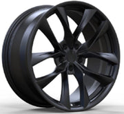 Tesla Wheels 5552 19x8.5 5x114.3 Matte Black fit Model 3 Arachnid