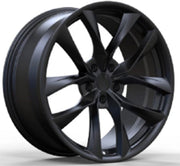 Tesla Wheels 5552 22x9/22x10 5x120 Matte Black fit Model X Model S Arachnid