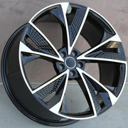 Audi Wheels 5671 21x9.5 5x112 Black Machined fit A5 S5 A6 S6 A7 A8 Q3 Q5 SQ5 Q7 Q8 RS