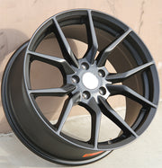 Ford Wheels 217 18x8 5x108 Matte Black Fit Focus Fusion RS Style