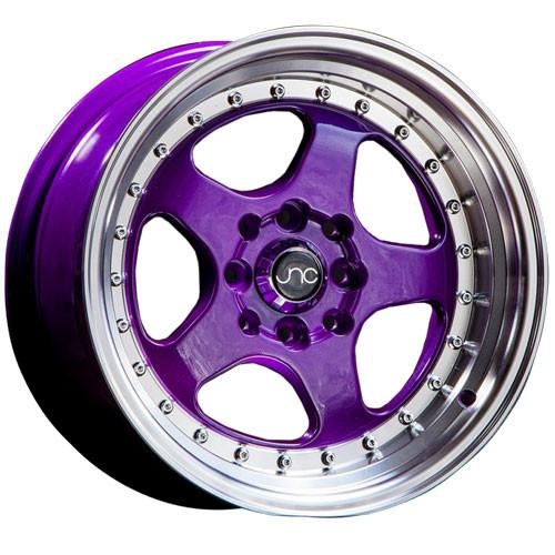 JNC Wheels JNC010 Candy Purple Machined Lip